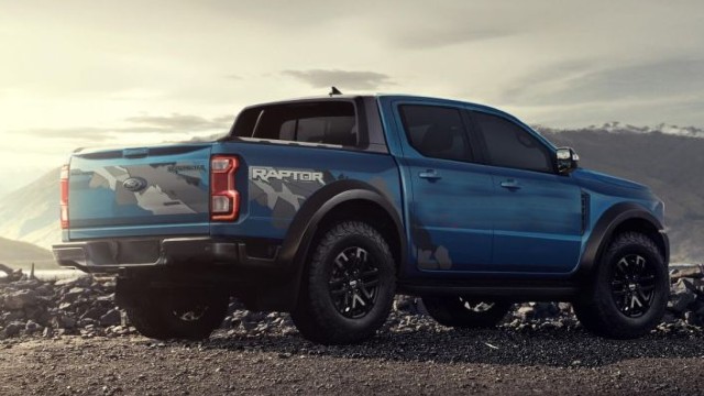 2022 Ford Ranger Rear View Off Road