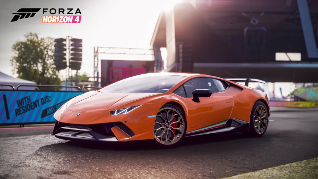 The Lamborghini Huracan Performante in Forza Horizon 4
