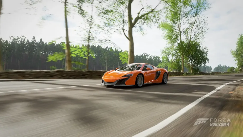 The McLaren 650S Spider in Forza Horizon 4